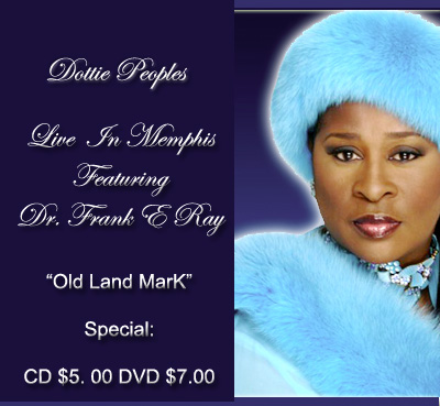 <br> Dottie Peoples DVD Special - Old Land Mark<br>